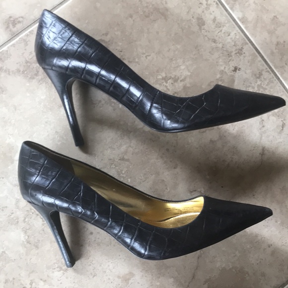 Ralph Lauren Leather Pumps High Heels Size 10 - Picture 3 of 11